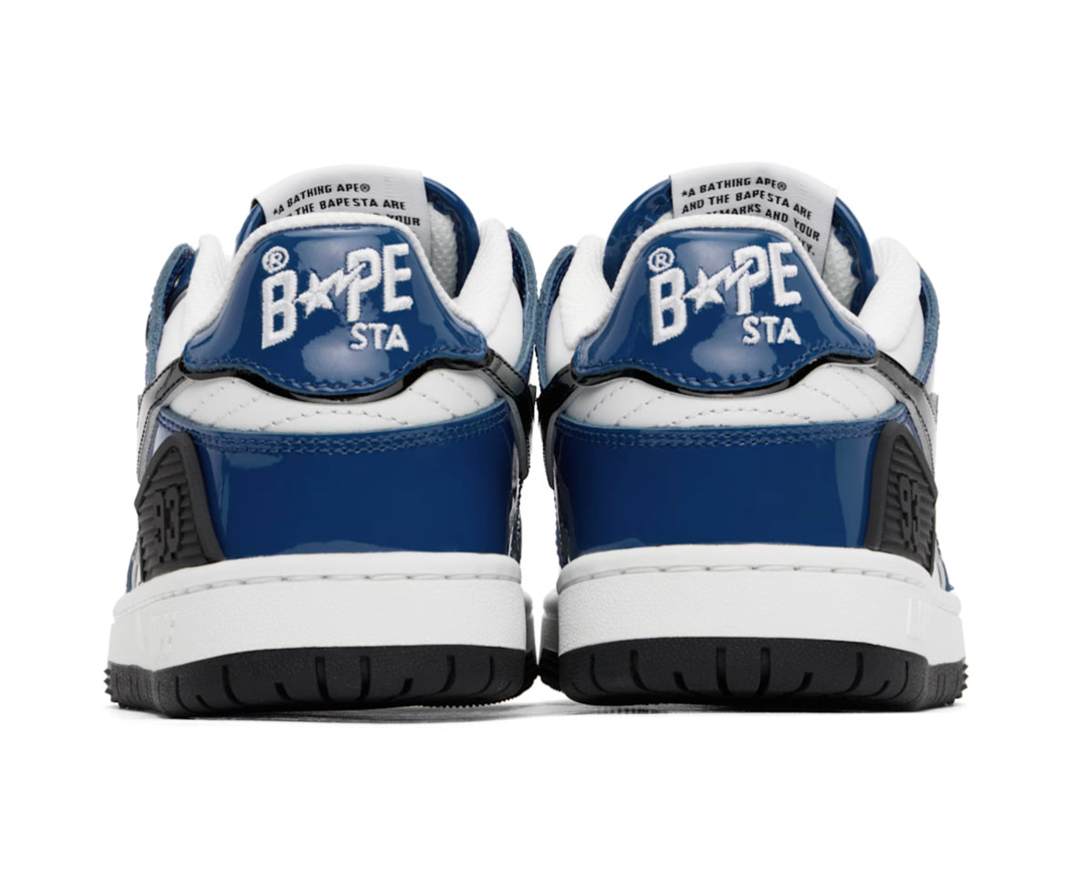 BAPE Blue & White Sk8 Sta #2 Sneakers
