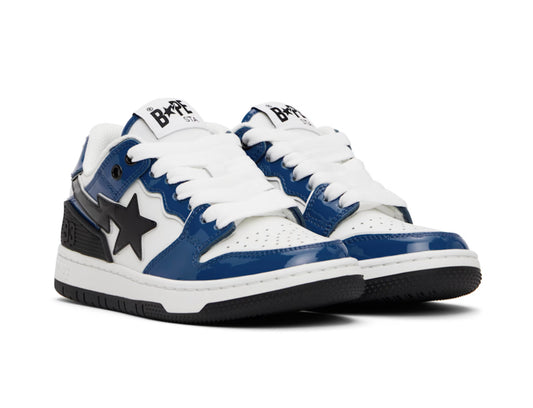 BAPE Blue & White Sk8 Sta #2 Sneakers
